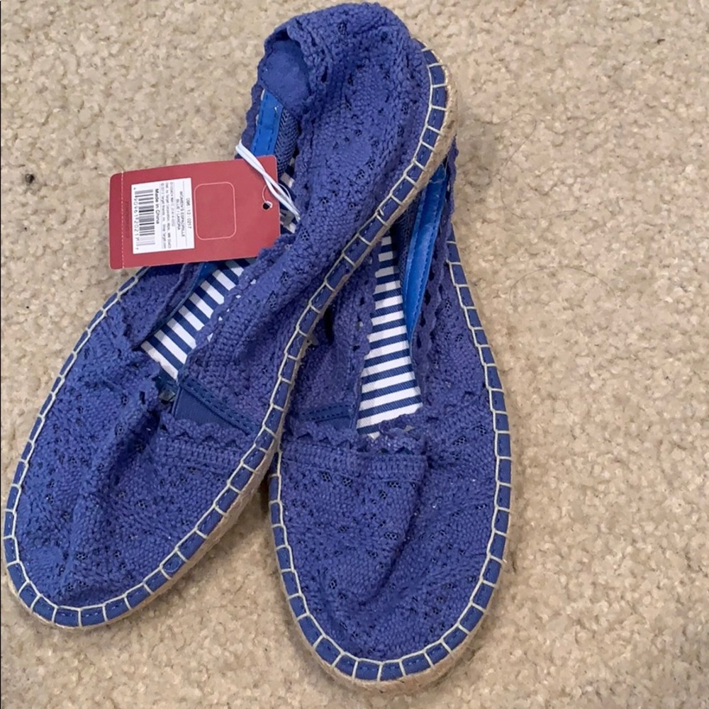 Blue Merona flats